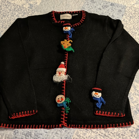 lemon grass Sweaters - Christmas cardigan